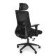 ModernHome ergonomisks biroja krēsls, melns