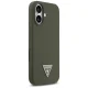 Силиконовый MagSafe чехол Guess с треугольным логотипом для iPhone 17 –...