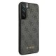 Samsung Galaxy S22 5G (SM-S901) Guess 4G Metal Gold Logo Case Cover, Grey | Чехол Кейс Бампер...
