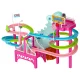 Bērnu Rotaļu Sacīkšu Trase Slidkalniņš, Dinozauri | Kids Toy Slide Track Race, Dinosaurs