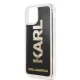 Karl Lagerfeld Glitter Karl Logo vāciņš priekš iPhone 11 Pro 5.8\", Black