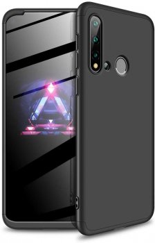 Huawei P20 Lite 2019 / Nova 5i Matte TPU Case Cover Shell, black - matēts silikona vāciņš maciņš