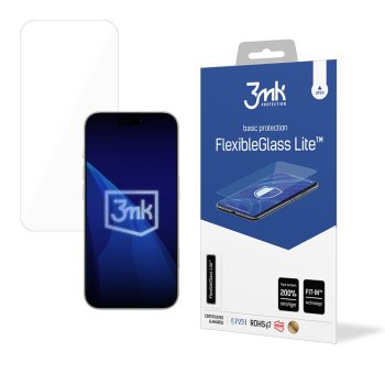 Hibrīdais stikls 3mk FlexibleGlass Lite priekš iPhone 17 | Hybrid Glass