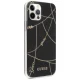 Guess Gold Chain Collection vāciņš Apple iPhone 12 Pro Max, Melns