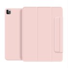 Apple iPad Pro 13'' (2024) (A2926 A2925) Nappa Texture Tri-Fold Book Case Cover, Pink | Planšetes Vāciņš Maciņš Apvalks Grāmatiņa