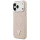 Guess iPhone 17 Pro Max vāciņš Triangle Logo MagSafe, rozā