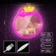 Forever Light Mirror LED Neon QUEEN, Silts Balts/Rozā
