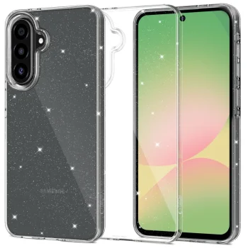 Tech-Protect FlexAir vāciņš Samsung Galaxy A36 5G - Caurspīdīgs ar mirdzumu | Phone Case Cover Clear-Glitter