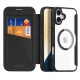 Чехол-книжка Dux Ducis Skin X Pro для iPhone 16 с MagSafe, черный