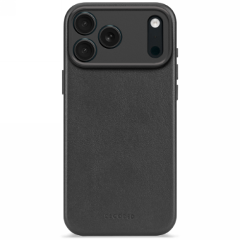 Decoded Leather Backcover MagSafe Phone Case Cover iPhone 17 Pro - black