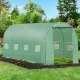 Plēves siltumnīca 6x3x2 m 18 m² ar metāla karkasu un UV plēvi