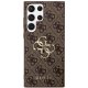 Guess 4G Big Metal Logo Case for Samsung Galaxy S24 Ultra Brown