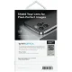 Uniq Optix Aluminum Camera Lens Protector for iPhone 14 Pro / 14 Pro Max camera lens with applicator - silver