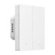 Sonoff ZBM5-2C-80W 2 kanālu Zigbee viedais skārienjutīgais sienas slēdzis, balts