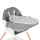 Детский стульчик для кормления 2-в-1 Ecotoys, Серый