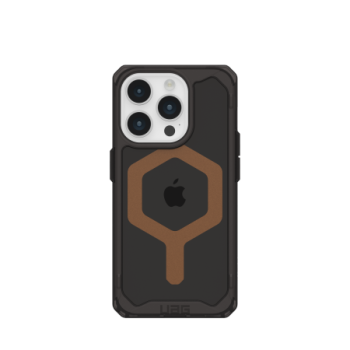Apple iPhone 15 Pro 6.1'' UAG Plyo MagSafe Hard Case Cover, Black and Brown