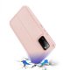 Samsung Galaxy A02s (SM-A025F/DS) DUX DUCIS Skin X Auto-absorbed Leather Cell Phone Case Cover, Pink
