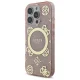 Guess GUHMP16XH4PYEEP iPhone 16 Pro Max 6.9" rozā/rozā cietais futrālis IML Peony On 4G Background MagSafe |...