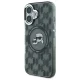 Чехол Karl Lagerfeld для iPhone 16 IML Monogram Karl&Choupette MagSafe, черный