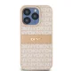 DKNY iPhone 15 Pro vāciņš Mono Stripe & Metal Logo, rozā