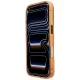 Чехол BMW M IML Frosted Metal Logo & Trims MagSafe для iPhone 17 Pro / 18 Pro, оранжевый