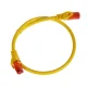 Maclean MCTV-300 UTP Cat6 Patchcord tīkla kabelis, 0.5m, dzeltens