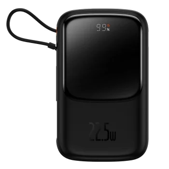 Baseus Qpow Powerbank с цифровым дисплеем и быстрой зарядкой 10000мАч 22.5W...
