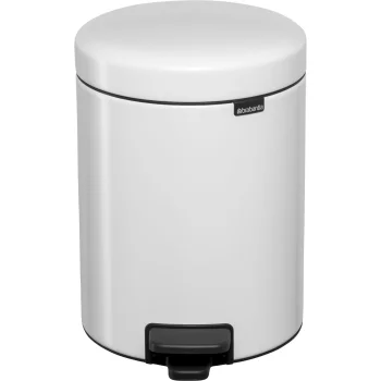 Brabantia Newicon pedāļa miskaste 5 l, balta