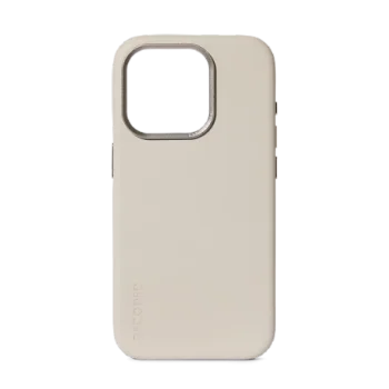 Decoded Leather Case ādas futrālis ar MagSafe priekš iPhone 15 Pro Max - bēšs | with for beige