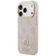 Guess iPhone 17 Pro vāciņš 4G Strass Logo MagSafe, rozā