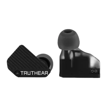TRUTHEAR Pure Wired In-Ear Headphones, Hybrid 1DD+3BA, Black