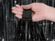 Foil Fringe Curtain Party Photo Backdrop 100x180cm, Black