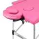 Saliekamais Masāžas Galds Alumīnija Comfort Activ Fizjo 2 Segmenta Rozā Krāsā | Folding Massage Table Aluminum...