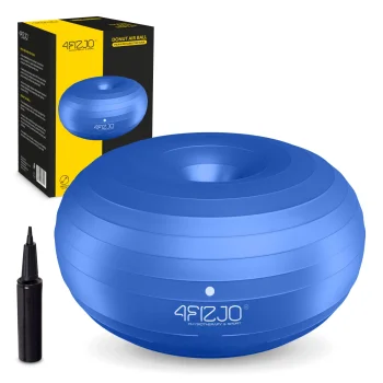 Гимнастический мяч 4FIZJO Donut Air Ball, синий