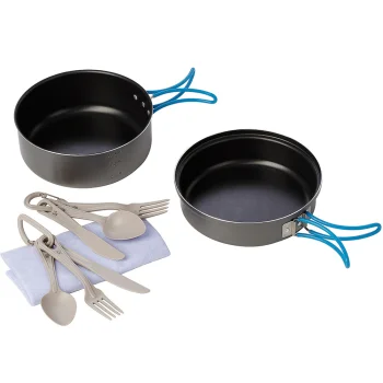 Meva UNA19001 Tourist Tableware and Cutlery Set for 2 People