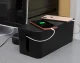 Kabeļu Uzglabāšanas Kaste Vadu Organizators, Melns | Dustproof Cable Storage Box