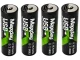 AA Li-Ion 1.5V 2200mWh uzlādējamas baterijas ar USB-C, 4 gab.