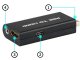 Адаптер PS2 на HDMI со звуком для PlayStation 2, черный