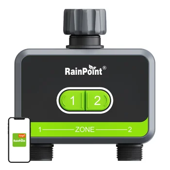 2-зонный Умный Контроллер Полива RainPoint HTV210B со Смарт-Хабом