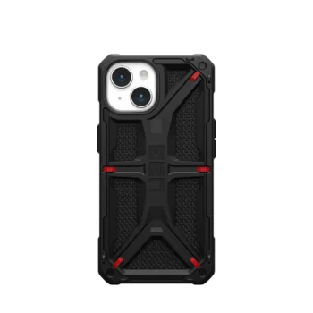 Apple iPhone 15 6.1'' UAG Monarch Hard Case Cover, Black Kevlar | Чехол Кейс Кабура для...