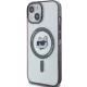 Karl Lagerfeld iPhone 15 Plus Case IML Choupette`s Head MagSafe, Transparent