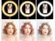 Кольцевая светодиодная RGB лампа с держателем для телефона и...