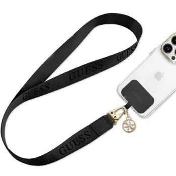 Универсальный ремешок для телефона Guess CBDY Nylon Chain, черный