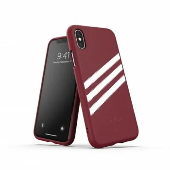 Чехол Adidas OR Molded PU Suede для iPhone X / XS Бордовый