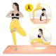 4FIZJO zamšādas jogas un vingrošanas paklājiņš 1,5 mm, oranžs