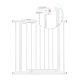Nukido 718001 Baby Safety Gate, 75-85 cm, White