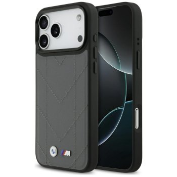 BMW iPhone 17 Pro Max vāciņš M Quilted Logo MagSafe, grafīta