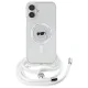 Karl Lagerfeld iPhone 16 vāciņš Crossbody IML Karl Head MagSafe, caurspīdīgs