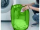 Складная корзина для белья и игрушек, 40 л, зеленая