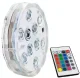 Ūdensizturīga LED baseina un džakuzi lampa RGB ZD115, balta